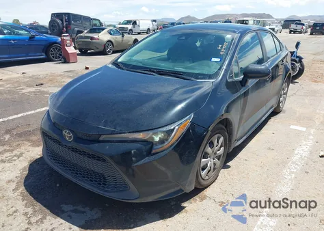 2021 Toyota Corolla Le из США, поврежденный, VIN 5YFEPMAE7MP237454